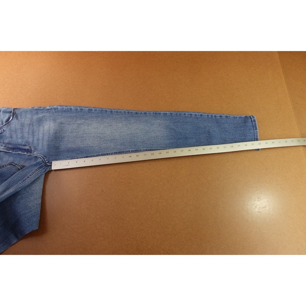 Old Navy Womens Size 2 Medium Wash Denim High Rise Straight Leg Jeans - Picture 7 of 9